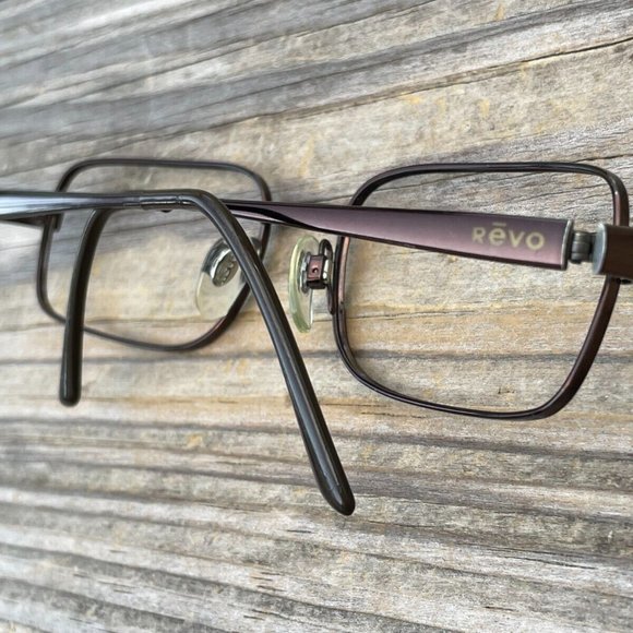 Revo Men Sunglasses/Eyeglasses Frame Bronze Tone Metal Frame Made in Italy - Picture 4 of 13